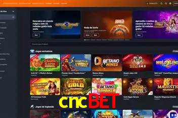 Interface moderna da plataforma cncbet